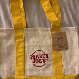 Trader Joe 2025 Yellow Mini Tote